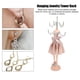 thumbnail image 4 of Soporte Para Anillo De Muñeca De Maniquí, Vestido De Princesa Sin Tirantes, Torre De Pendiente De Maniquí Con Diamantes De Imitación Para Tienda, 4 of 7