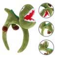 thumbnail image 3 of KAKOWELY Diadema de dinosaurio, accesorios para el cabello, diadema de dinosaurio de peluche, accesorios para fiesta, diadema adorable, accesorio para disfraz de animal, 3 of 4