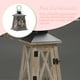 thumbnail image 5 of Billuyoard Portavelas de mano, farol colgante decorativo de Metal, marco de madera rústica, candelabro estético, regalo de jardinería Decoración del hogar Café, 5 of 6