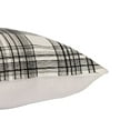 thumbnail image 5 of LR Home Stacy Garcia  Cotton Blend Poly Filled Pillow in White/Black, 20" x 20", 5 of 8