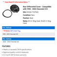 thumbnail image 2 of Rear Differential Cover - Compatible with 1998 - 2004 Chevy S10 1999 2000 2001 2002 2003, 2 of 2