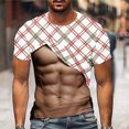 thumbnail image 1 of Styesk T-Shirts pour Homme Mode pour Hommes Impression Florale Mode Entraînement Physique Col Rond Manches Courtes T-Shirt, 1 of 5