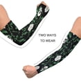 thumbnail image 4 of ALAZA Skull Roses Leaf UV Sun Protection Arm Sleeves UPF 50+ Compression Cooling Sleeve 1 Pair, 4 of 7