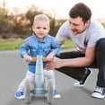 thumbnail image 3 of Babyjoy Baby Balance Bikes w/4 Wheels for 12-36 Months Toddler Mini Bike Blue, 3 of 11