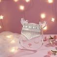 thumbnail image 1 of 17key Kalimba Instrument de Musique Maison Transparent Acrylique Kalimba Cadeau Pouce Piano, 1 of 6