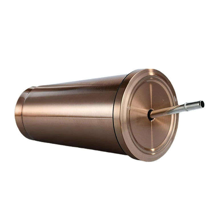 Buy Wholesale China 480 Ml Vacuum Insulated Stainless Steel Coffee Mug  Tumbler With Screw Lid Leaking Proof With Rubber Bottom Beige & Stainless  Steel Tumbler at USD 3.35