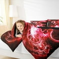 thumbnail image 4 of Homewish Magic Animal Dragon Bedding Comforter Set,Retro Western Fantasy Twin Comforter Sets,Black Red Bedding Set For Kids,Breathable Home Decor Reversible,2-Piece, 4 of 8