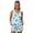 Blue Sea Turtle, variant on Womens Tankini Swimsuits with Shorts & Pockets - Yellow Lemon Two Piece Tummy Control Bathing Suits High Neck Swimwear