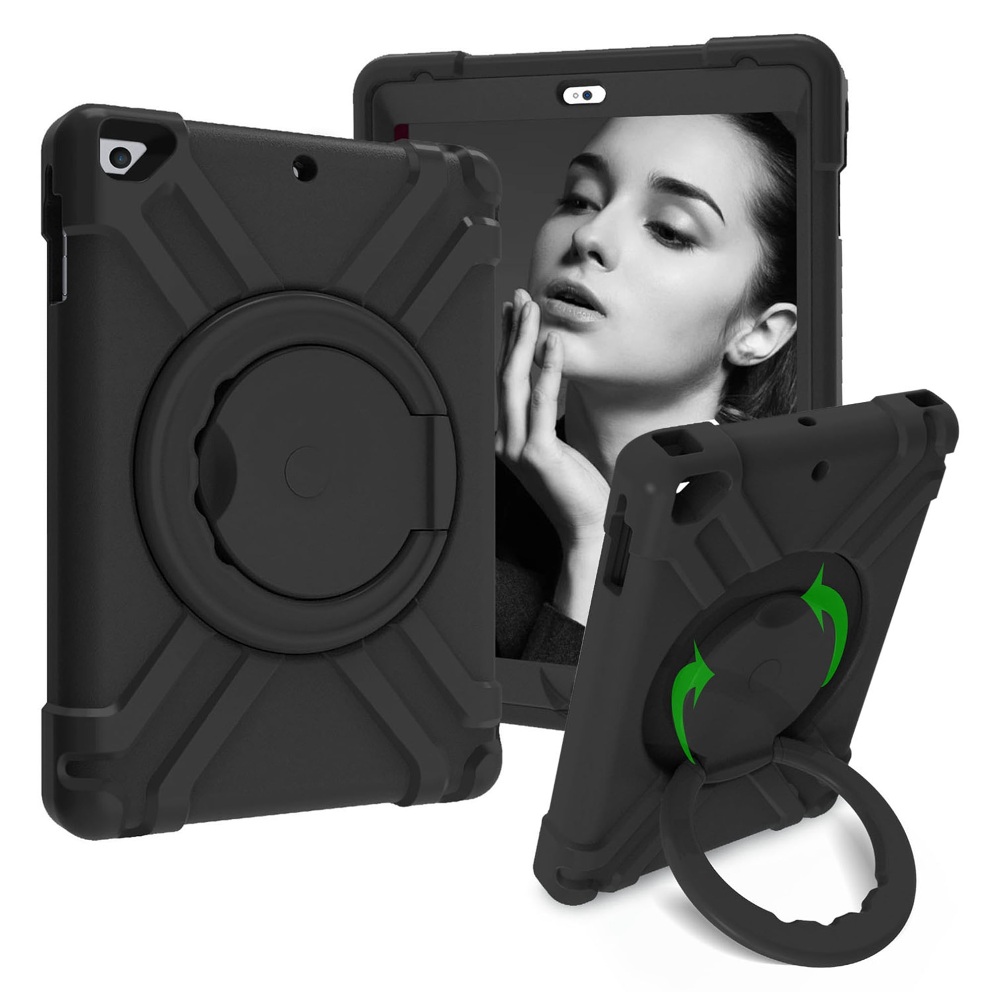 iPad 9.7 inch 5th/6th Gen 2017/2018 Case with Screen Protector, iPad