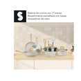 thumbnail image 2 of Kit Batería De Cocina 13pz Medical Stone Antiadherente Ollas Xtellar beige, 2 of 4