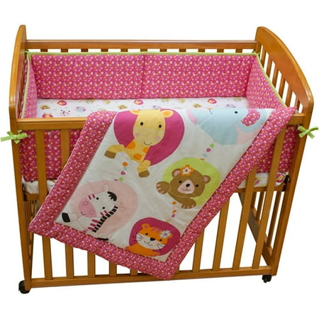 Bedtime Originals - Mini Crib Bedding Set, Tutti Frutti ...