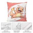 thumbnail image 5 of Funda de almohada de peluche Charmander, funda de almohada ultracómoda de varios tamaños, fundas protectoras antiincrustantes, 5 of 5
