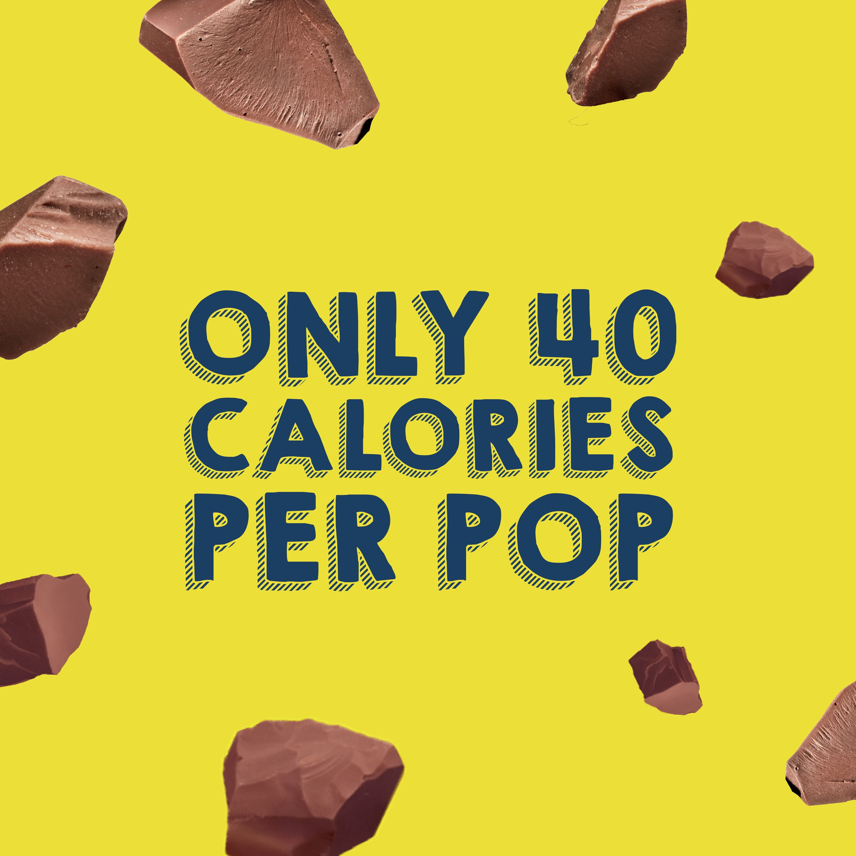 Popsicle Fudgsicle Original No Sugar Added Fudge Pops, 18 Count