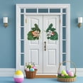 thumbnail image 1 of Binwennn Large Easter Bunny Wreath Festive Spring Door Hanging With Adorable Rabbit Design For Easter Celebrations Front Door Outdoor Chicken Wreath Wreath Embellishments 30 in Christmas Wreath Small, 1 of 6