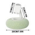 thumbnail image 2 of Green Fluffy Pillow With Adjustable Phone Stand Short Version Holder Green Color For Mobile Devices Foldable Tabletop Support, 2 of 5