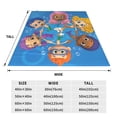 thumbnail image 5 of Bubble Guppies Ultra-Soft Micro Fleece Blanket Cozy Blanket Thick Warm Plush Throw Blanket Sofa Cushion, 5 of 9