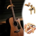 thumbnail image 3 of Solid Wood Guitar Capo for Folk Guitars Easy Adjust Tuning Clamp Ergonomic Design Durable Instrument Accessory, 3 of 8