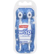 Colgate Wisp Coolmint Mini Brush Plus Whitening, 4ct (Pack of 2)