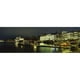 Immeubles dans une Ville Éclairée la Nuit Sodermm Slussplan Stockholm Suédois Affiche Impression par - 36 x 12 – image 1 sur 1