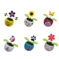 thumbnail image 4 of Matsuzay Maceta con energía solar para bailar, adornos que sacuden el alféizar de la ventana, decoraciones interiores de estilo de coche, Decoración del hogar mariposas, 4 of 6