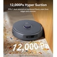 thumbnail image 4 of Restored NARWAL Freo Z Ultra Robot Vacuum and Mop Combo, Dual RGB Cameras and Chips, AI Avoidance, 12000Pa Suction, Real-Time Decisions, Adaptive Hot-Water Self Wash & Self Emptying, Quiet, Grey (Refurbished), 4 of 8