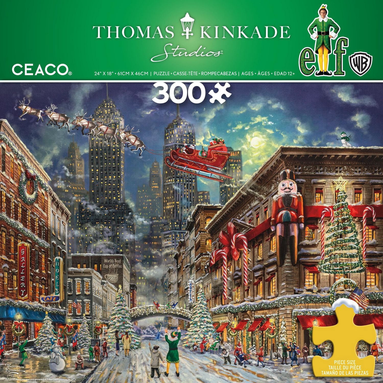 Thomas Kinkade Elf 300pc Puzzle