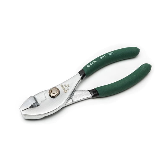 ST70511ST - Alicates SATA de 6 pulgadas, cuerpo de acero al cromo vanadio, con asas verdes y conjunt
