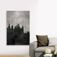 thumbnail image 4 of Great Big Canvas "Black and White Minimalist Chicago Skyline"  by Circle Art Group Light Gray Black and White   Wrapped Canvas Print Wall Artwork, 4 of 7