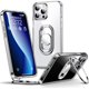 thumbnail image 1 of wonima11 Shields Up for iPhone 14 Pro Max Case with Stand, Phone Case Clear with Double Ring Holder [Adjustable & Foldable] Shockproof Protective Cover for iPhone 14 Pro Max 6.7 inch - Clear, 1 of 1