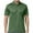 Green, variant on Men's Casual Short Sleeve, Classic Cationic Polyester Sport Shirt with Turn-Down Collar for Everyday Wear