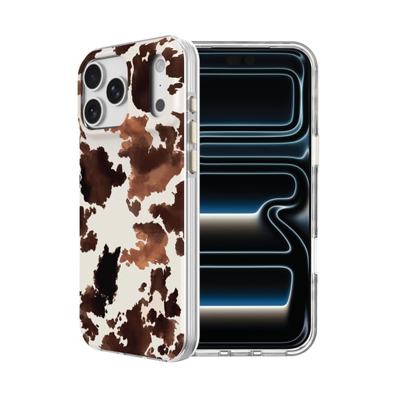onn Phone Case for iPhone 18 Pro Max / 17 Pro Max, MagSafe Compatible - Cow Print