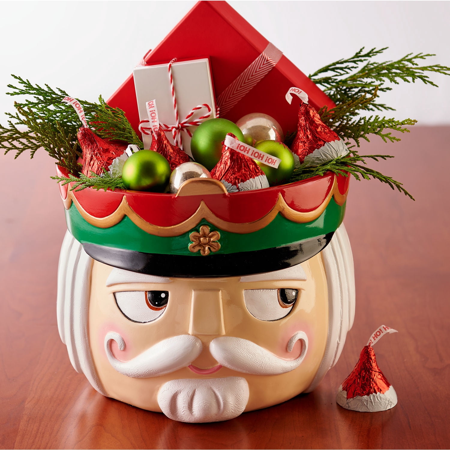 Hershey's Kisses Milk Chocolate Santa Hat Christmas Holiday Candy, Bag 10.1 oz