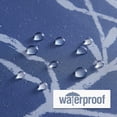 thumbnail image 2 of Shower Curtains for Bathroom -Spa Outdoor Shower Omber Blue Gradient Farmhouse Tree Pattern, 72 x 72 inches, Hooks Included, 1 Panel, Polyester, 2 of 5