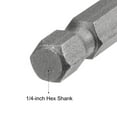 thumbnail image 4 of Uxcell Quick-Change Nut Driver Bit, 1/4" Hex Shank 13mm Magnetic Nut Setter Drill Bits, 1.89" Length, Metric 5 Pack, 4 of 5