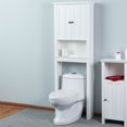 thumbnail image 2 of White Wood Space Saver Bathroom Cabinet, 2 of 5