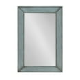 thumbnail image 2 of Kate and Laurel Yuda Wooden Rectangle Framed Wall Mirror, 23.5x35, Blue, 2 of 5