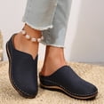 thumbnail image 5 of YLYL Women Wedge Clogs Closed Toe Arch Support Comfortable Casual Slip on Backless Mules Shoes, 5 of 8