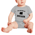 thumbnail image 2 of Im A Big Deal in Oregon Baby Romper Newborn Boy Girl Unisex, 2 of 5
