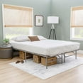 thumbnail image 3 of Linon Lowell Queen Folding Platform Mattress Base in Grey Powder Coated Steel, 3 of 14