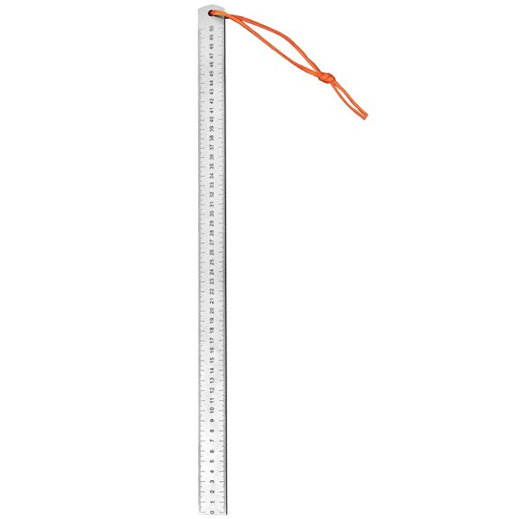 Stainless Steel 50cm Straight Ruler Thickened Measurement Tool Car Mount Defense Ruler Inch MM Double Sided Scale