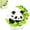 Flower Panda, variant on Red Panda Mini Building Blocks with Flowers for Teens,Flowers Mini Building Set,Animal Micro Building Kits,Home Office Décor Gift for Adults and Teens