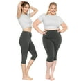 thumbnail image 2 of Stretch Is Comfort Women's and Plus Size High Rise Knee Legging | Adult Small - 5x, 2 of 6