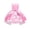 Pink, variant on Polka Dot Fancy Party Dress for Girls Halloween Princess Birthday Christmas Party Outfits(White,8-9 Years)