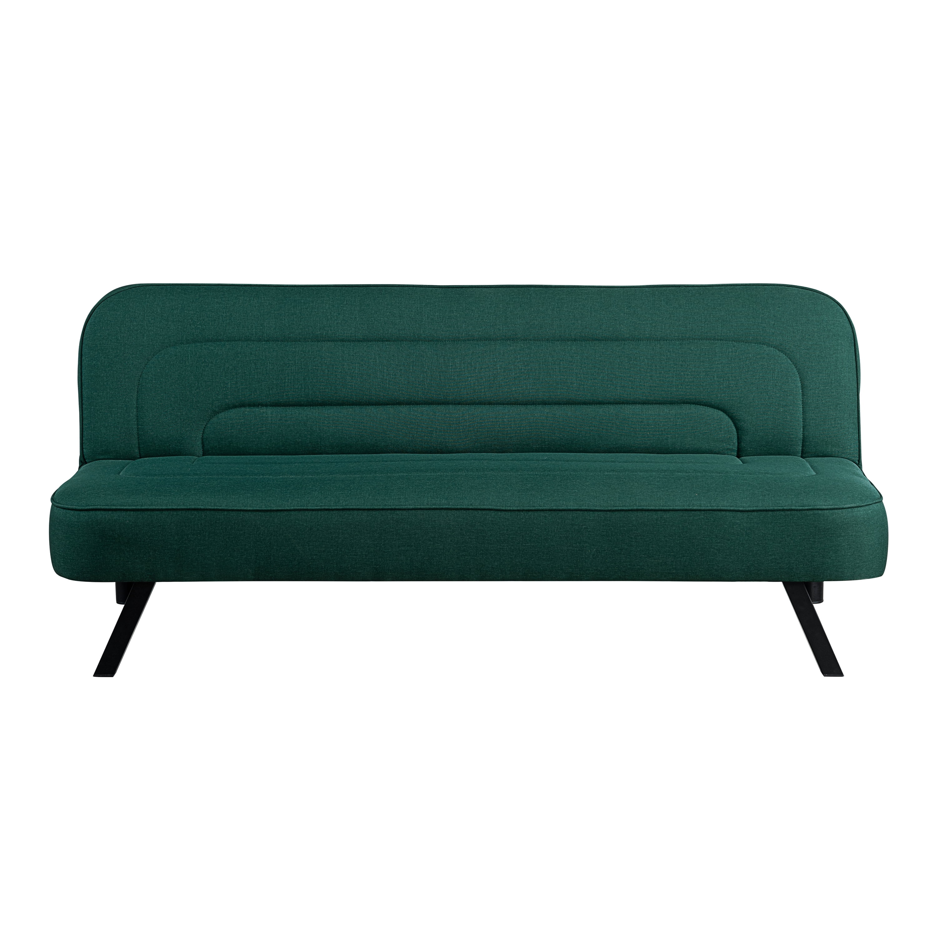Serta Fletcher Modern Twin Futon, Green Woven Fabric