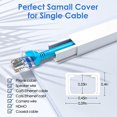 thumbnail image 1 of Corrector de cable de canal de un solo cable de 250 pulgadas - Yecaye, 1 of 2