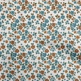 thumbnail image 1 of oneOone Cotton Jersey Medium Blue Fabric Floral Sewing Craft Projects Fabric Prints By Yard 58 Inch Wide-9226, 1 of 4