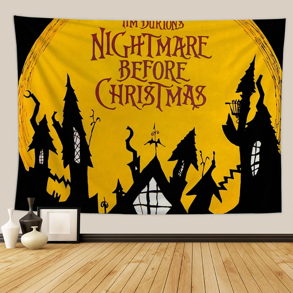 Tapestry Nightmare Before Christmas Wall Art Tapestries Halloween