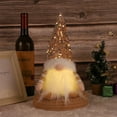 thumbnail image 2 of 1PC Lighted Gnome Christmas Decorations -12 Inch Light Up Christmas Gnomes Plush Doll Ornaments Glitter Sequins Swedish Hat Leprechaun Dwarf Gift Home Table Decor, 2 of 9