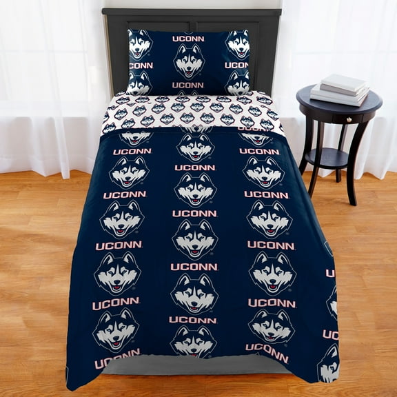 UConn Huskies The Northwest Company 4-Piece Twin Bed in a Bag Set