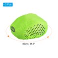 thumbnail image 2 of Uxcell Waterproof Helmet Cover Bike Helmet Protector Ride Gear with Reflective Strip Green 3 Pack, 2 of 6